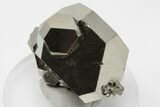 Shiny, Pyritohedral Pyrite Crystal Cluster - Peru #195655-1